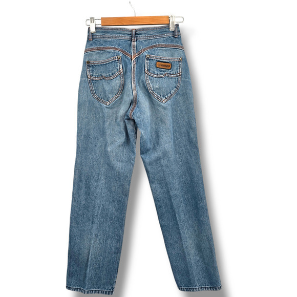 Gitano Denim - Vintage Gitano Women's High Rise Straight Leg Booty Shaping Jeans Size 8 Short